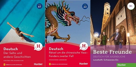 Livros da editora Hueber são opção de leitura fácil em alemão
